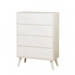 Picture of 34"W x 48"H White and Black Chest