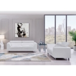 Picture of Bonded Leather stationary sofas and Loveseat