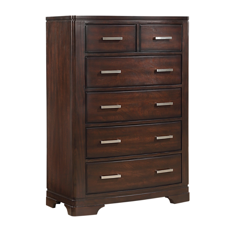 Picture of 36L" x 51.5"H Six Drawer Cherry or White Chest