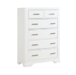 Picture of 36L" x 51.5"H Six Drawer Cherry or White Chest