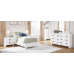 Picture of 30.63"L x 47.75"H White Five Drawer Chest