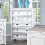 Picture of 36"W x 50"H Grey and White Chest