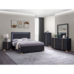 Picture of 31.5"L x 49.5" White or Black Five Drawer Chest