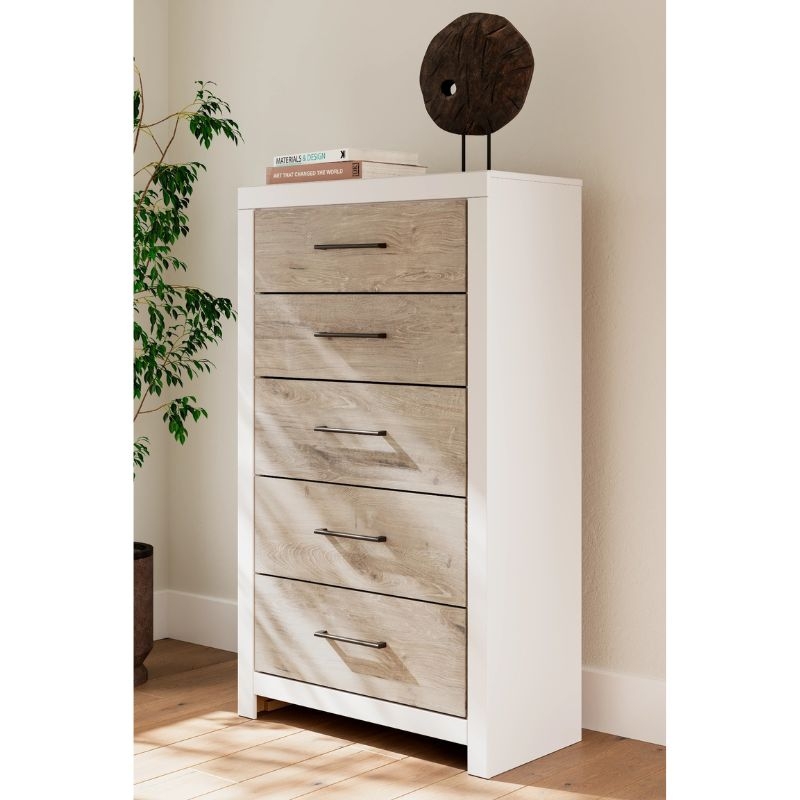 Picture of 31.73"W x 53.98"H Five Drawer Chest