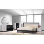 Picture of 28.7"L x 43.5"H Light Grey Black Chest