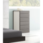 Picture of 23.6"L x 46.3"H Light Grey Wenge 6 Drawers Chest