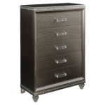 Picture of 38"L x 54"H Dark Champagne Wood Chest