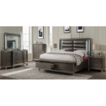 Picture of 38"L x 54"H Dark Champagne Wood Chest