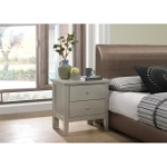 Picture of Black, White, Silver, Espresso Or Teal Night Stand