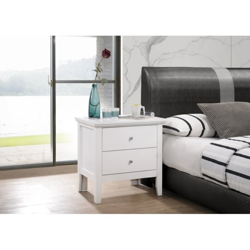 Picture of Black, White, Silver, Espresso Or Teal Night Stand