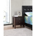 Picture of Black, White, Silver, Espresso Or Teal Night Stand