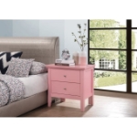 Picture of Black, White, Silver, Espresso Or Teal Night Stand