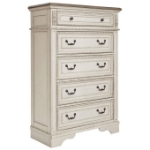 Picture of 40.13"L x 58.13"H Five Drawer Chest