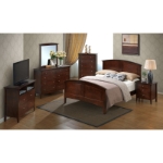 Picture of 3 Drawer wood Nightstand