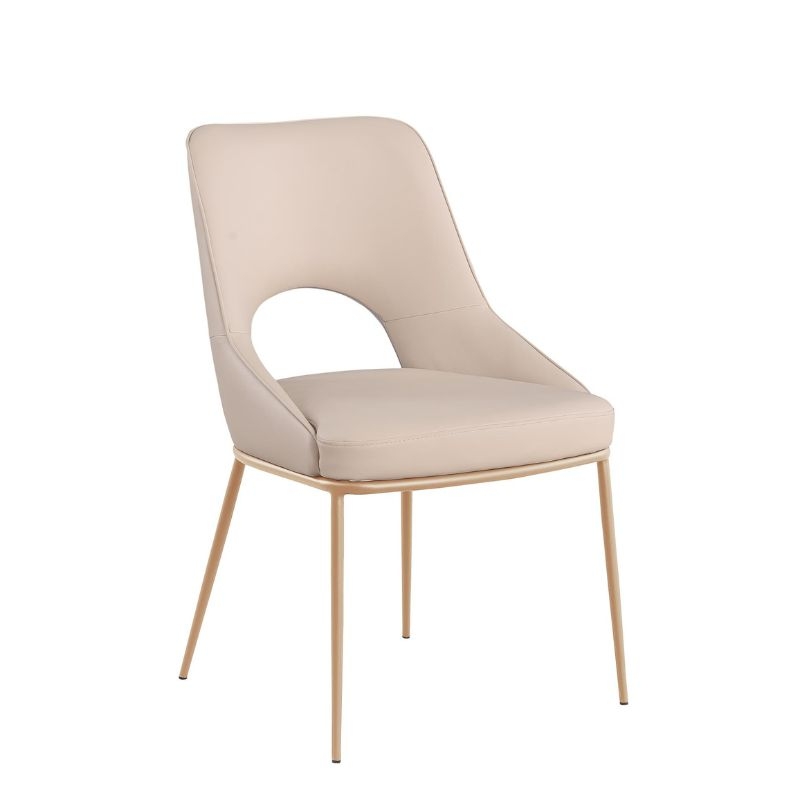 Picture of Champagne Finish Dining Chair