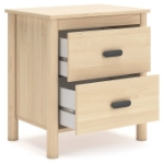 Picture of Tan Two Drawer Night Stand