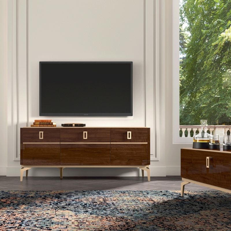 Picture of 3 Door Buffet Server - 55.12"W x 19.3"D x 34.6" H