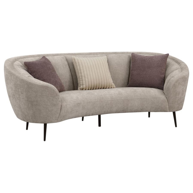 Picture of Modern Curved Sofa Beige