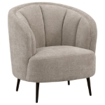 Picture of Modern Back Curved Chair Beige