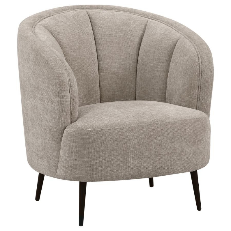 Picture of Modern Back Curved Chair Beige