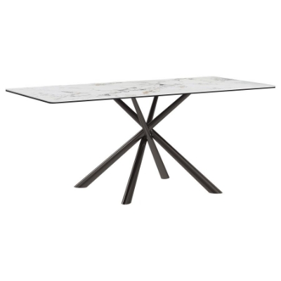 Show details for 70.75" Mirage White Dining Table Picture of 70.75" Mirage White Dining Table