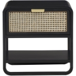 Picture of White/Black Finish Night Stand