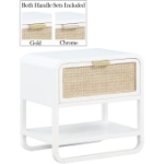 Picture of White/Black Finish Night Stand