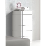 Picture of 23.6"L x 46.3"H White 6 Drawers Chest