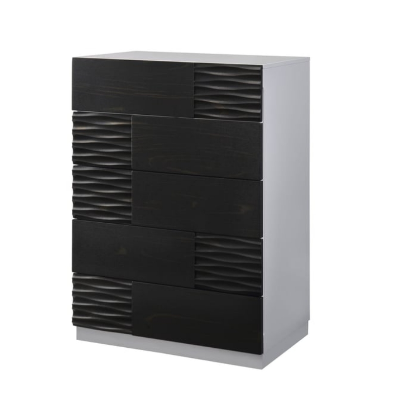 Picture of 30.1"L x 43.3"H Black Grey Chest