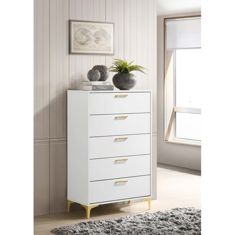 Picture of 31.5"W x 50"H White or Black Chest
