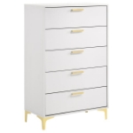 Picture of 31.5"W x 50"H White or Black Chest
