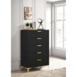 Picture of 31.5"W x 50"H White or Black Chest