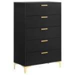 Picture of 31.5"W x 50"H White or Black Chest