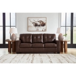 Picture of Brown Genuine Leather Sofa