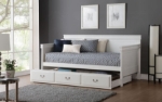 Picture of White Finish Wood Twin Day Bed