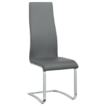 Picture of 5pcs, Or 7pcs White High Gloss and Grey Dining Room Set