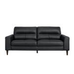 Picture of Genuine Leather Black Sofa
