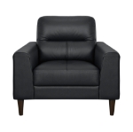 Picture of Genuine Leather Black Chair