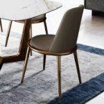 Picture of 7pcs or 9pcs Gold/Taupe Dining Table Set