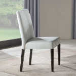 Picture of White & Brown Finish Side Chair