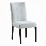 Picture of White & Brown Finish Side Chair