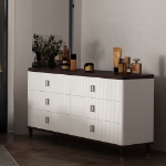 Picture of Metal Side Drawer Glide, 3/4 Extension Dresser W/Jewelry Tray and Mirror