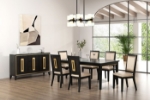 Picture of 72"  Wood Espresso Dining Table
