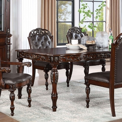 Show details for 75 5/8"-95-5/8" Extendable Dining Table w/Leaf Picture of 75 5/8"-95-5/8" Extendable Dining Table w/Leaf
