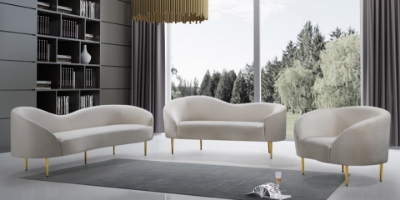 Show details for VELVET SOFA, LOVESEAT AND CHAIR Picture of VELVET SOFA, LOVESEAT AND CHAIR