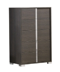 Picture of 33"L x 51"H Glossy Gray Chest