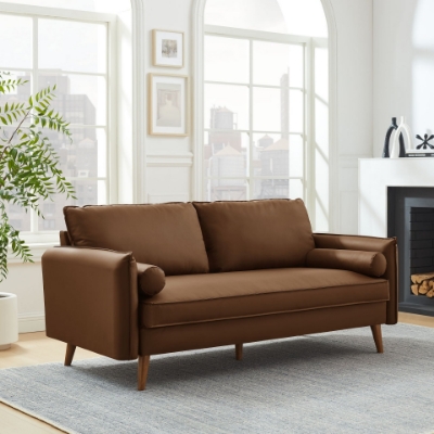 Show details for Leather Sofa, Loveseat and Accent Armchair Picture of Leather Sofa, Loveseat and Accent Armchair