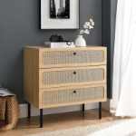 Picture of 19"L x 31.5"H Black 3 or 5 Drawer Chest