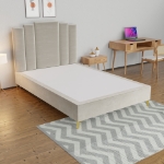 Picture of Upholstered Bed with Heirloom Headboard