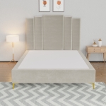 Picture of Upholstered Bed with Heirloom Headboard
